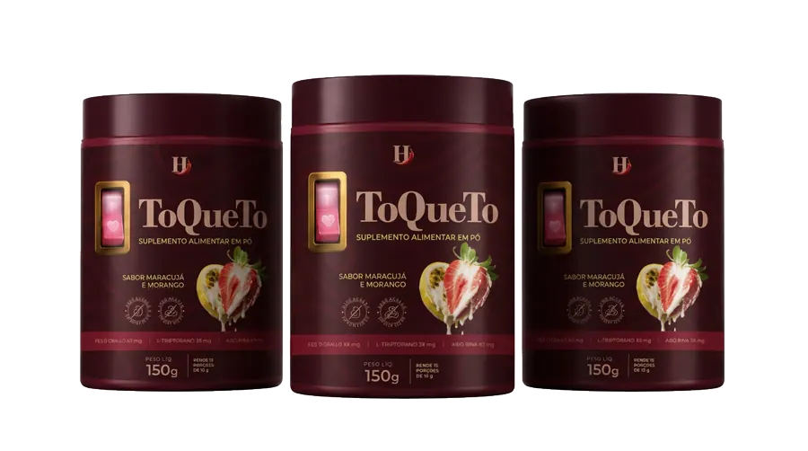 3 frascos Tô Queto